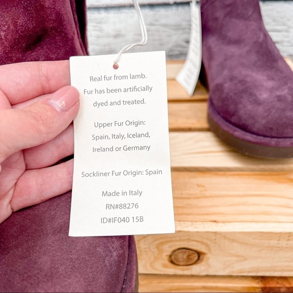 UGG Womens Abree Short II - Port - 5 - Picture 6 of 6